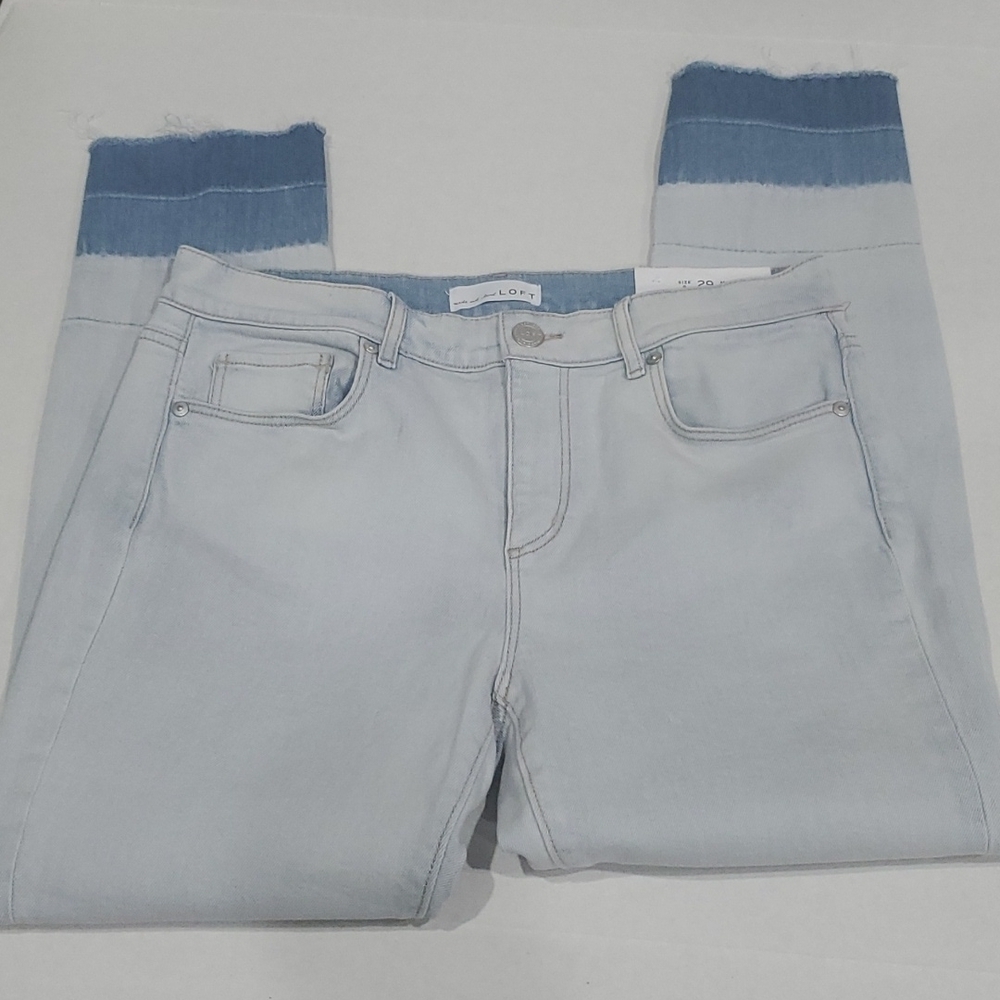 NWT LOFT Modern Skinny Crop Jeans Size 8 - Picture 4 of 6